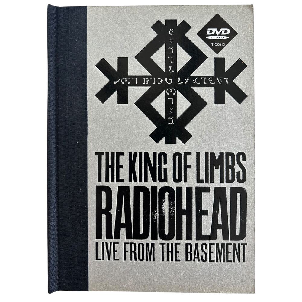 HTF OOP Radiohead The King of Limbs Live From the Basement DVD Hardcover Book